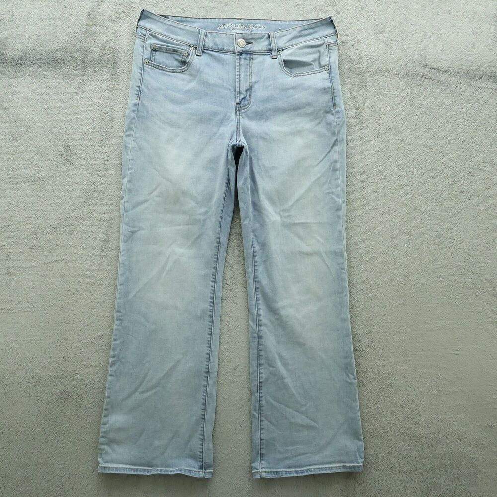 American Eagle Jeans Women's Size 14 Mid-Rise Favorite Boyfriend 30.5" Inseam